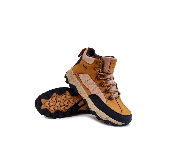 Pánské zateplené trekové boty Cross Jeans KK1R4020C velbloud