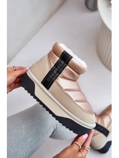 Nízké sněhule na silné podrážce D.Franklin Béžové