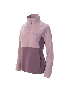 Dámská mikina fleece LADY RIVANO 1/2 fialová - Hi-Tec