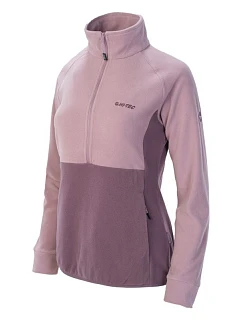 Dámská mikina fleece LADY RIVANO 1/2 fialová - Hi-Tec
