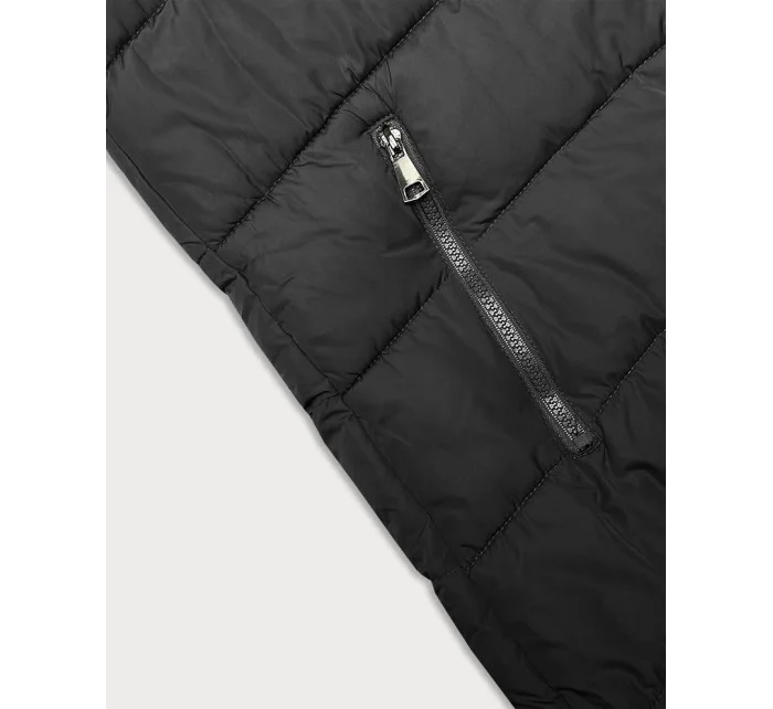 Dámská zimní bunda v grafitové barvě s kapucí J Style (16M9126-105) Dámská zimní bunda v grafitové barvě s kapucí J Style (16M9126-105)