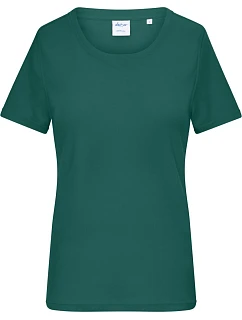 Daiber 8039 Dámské bio tričko s jemným žebrováním 02.8039 smoky green