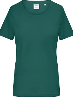Dámské bio tričko s jemným žebrováním 02. green model 22445963 - Daiber