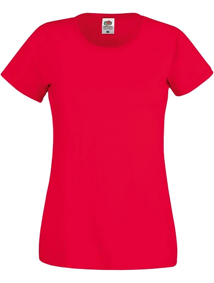 Fruit of the Loom Lady-Fit Original T Dámské tričko 16.1420 red Fruit of the Loom Lady-Fit Original T Dámské tričko 16.1420 red