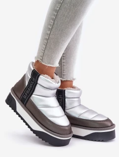 Nízké Sněhové Boty Na Podešvi  Stříbrné model 21674730 - D.Franklin