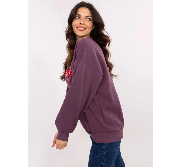 Halenka EM BL 617 15.55P tmavě fialová Halenka EM BL 617 15.55P tmavě fialová