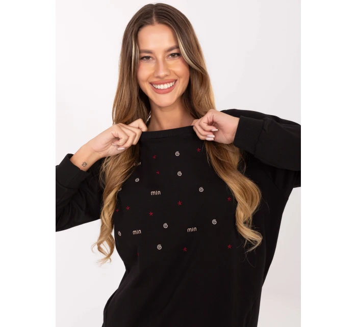 Bluzka RV BZ model 21406684 czarny - FPrice Bluzka RV BZ model 21406684 czarny - FPrice