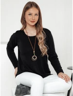 Dámská halenka LUCERIA s přívěskem černá FashionStreet RY2674