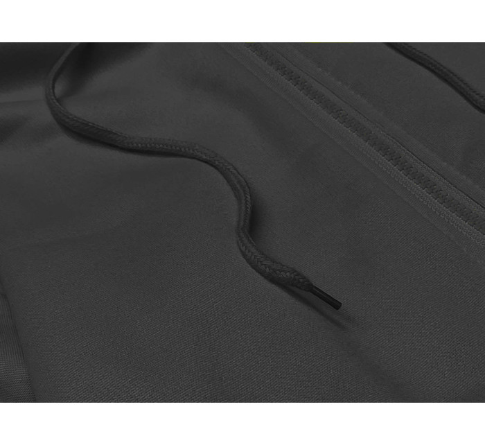 Černý dámský komplet - krátká mikina a kalhoty (YP-1107)