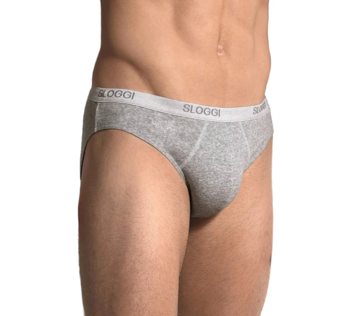 Pánské slipy Basic mini grey - Sloggi