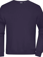 Daiber 8042 Těžká oversize unisex mikina 02.8042 deep purple