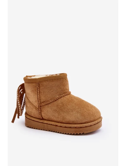Dětské Botky se šňůrkami Camel model 21639839 - Boto Dětské Botky se šňůrkami Camel model 21639839 - Boto