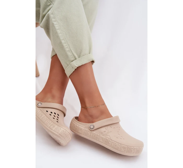 Dámské boty z Big Star Béžové model 22009899 - Big Star Shoes