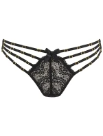 Koketní tanga V-10088 černá - Axami