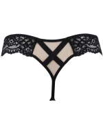 Tanga V-9638 černo/béžová - Axami Tanga V-9638 černo/béžová - Axami