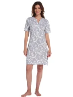 Dámská noční košile 10231-106-2 bílá-potisk - Pastunette