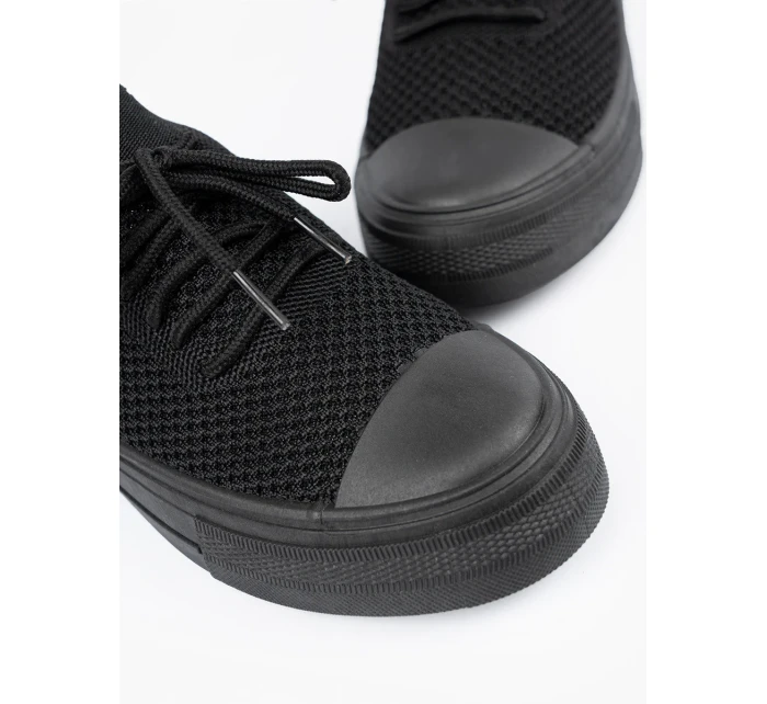 Moderní tenisky dámské černé platforma Moderní tenisky dámské černé platforma