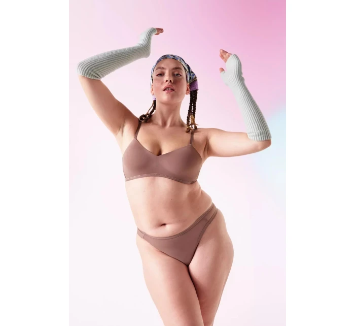 Dámská podprsenka Soft ADAPT P - BROWN - hnědá 1141 - SLOGGI