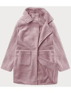 Dámská bunda z ovčí kůže J Style růžová (5M3239-46)