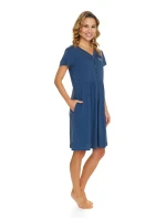 Dámská těhotenská košile 5336 blue - Doctornap Dámská těhotenská košile 5336 blue - Doctornap