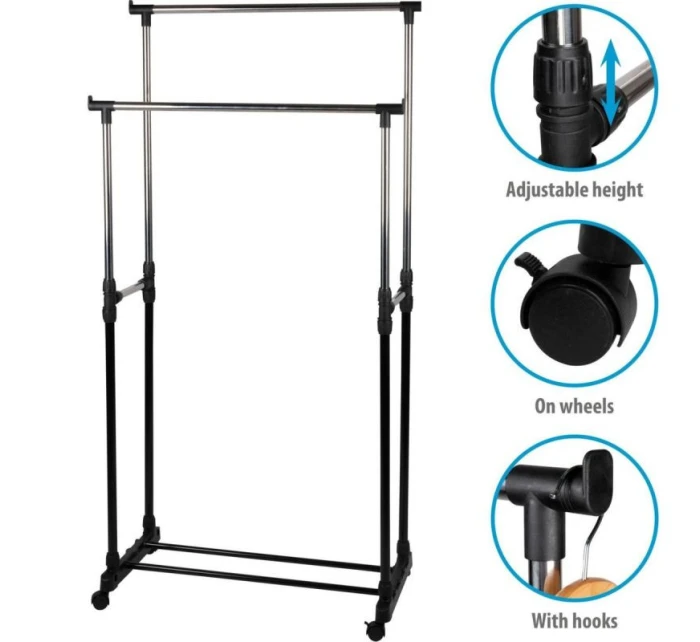 Šatní skříň šatní skříň 75x42x93-158CM ALPINA