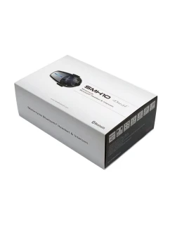 Sena SMH10D-10 Bluetooth 3.0 900M interkom pro motocykly s mikrofonem na čelence, sada pro 2 helmy