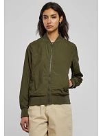 BY 044 Dámská bomber bunda model 22415699 dark olive - Build your Brand BY 044 Dámská bomber bunda model 22415699 dark olive - Build your Brand