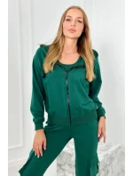 Set 3 v 1 mikina + top + kalhoty zelený Set 3 v 1 mikina + top + kalhoty zelený