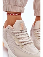 Pohodlné sportovní boty Memory Foam System Big Star model 21611874 Béžove - Big Star Shoes Pohodlné sportovní boty Memory Foam System Big Star model 21611874 Béžove - Big Star Shoes