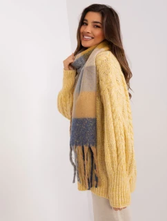 Szalik AT SZ model 21256578 ciemny żółty - FPrice