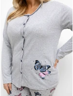 DU PI pyžamo FP 504.17 šedé DU PI pyžamo FP 504.17 šedé