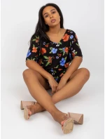 Šaty RV SK 8078.80 černé a modré