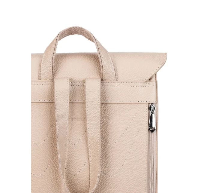 Dámský kožený batoh Vuch Joanna Leather Beige