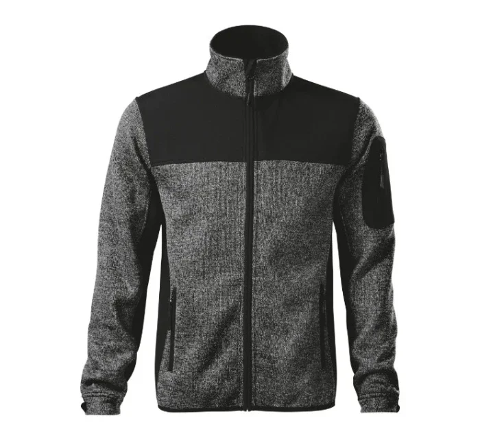 Casual softshellová bunda pánská knit gray