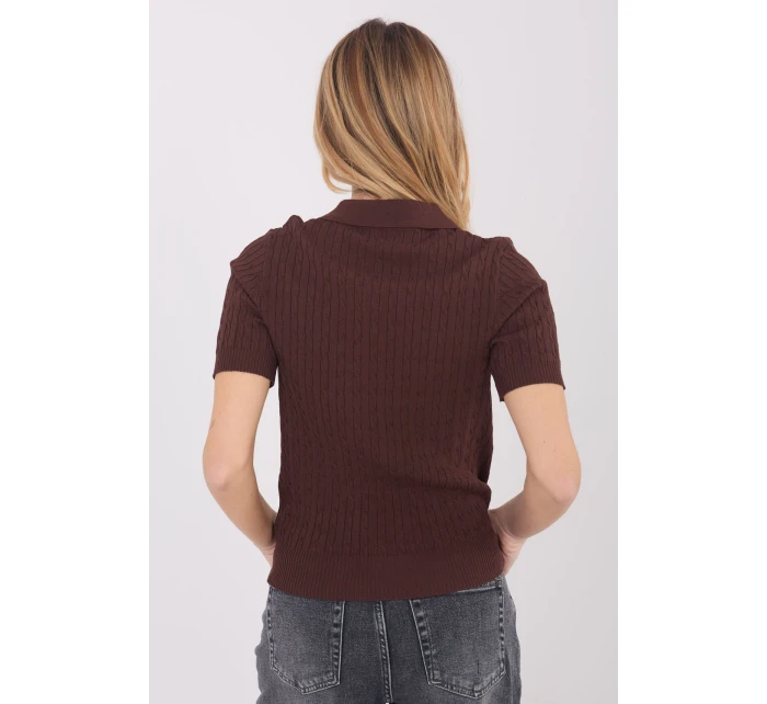 Svetr s krátkým rukávem  model 222828 Factory Price