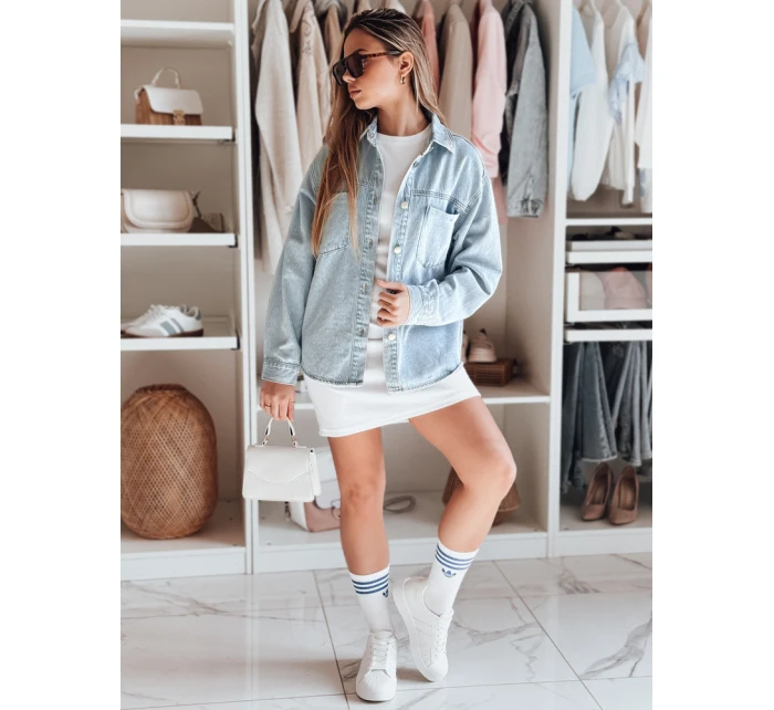 Dámské pruhované mini šaty RIBBINA white FashionStreet EY2575