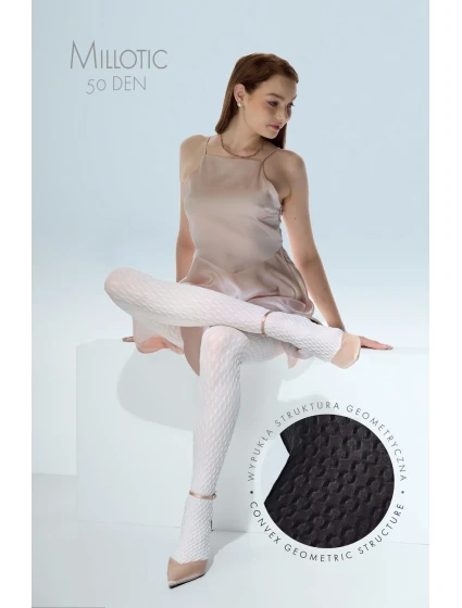 Knittex Millotic 3D punčocháče 50 den 2-4 Knittex Millotic 3D punčocháče 50 den 2-4