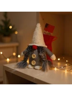 Dekorativní marshmallow s dárkovým sáčkem 15CM tmavě šedé dětské