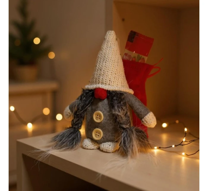 Dekorativní marshmallow s dárkovým sáčkem 15CM tmavě šedé dětské