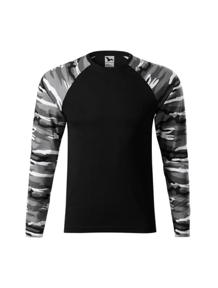 Tričko Camouflage LS M model 19378549 camouflage gray pánské - Malfini