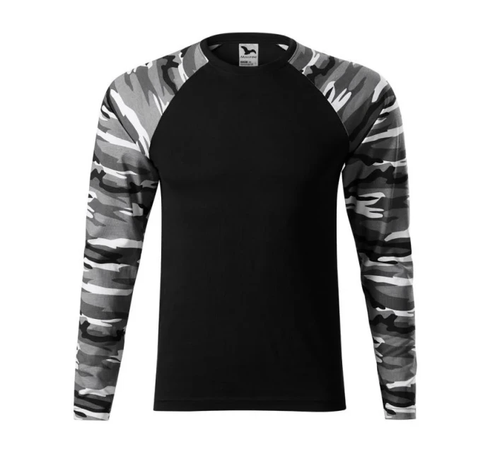 Tričko Camouflage LS M model 19378549 camouflage gray pánské - Malfini