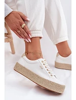 Dámské na platformě Big Star Bílé model 22042736 - Big Star Shoes