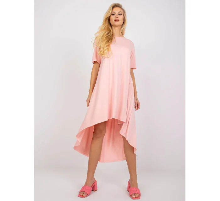 Dámské šaty RV SK R4889.09 lososové