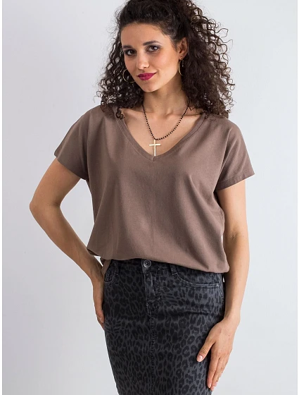Tričko RV TS model 21866139 hnědá - FPrice
