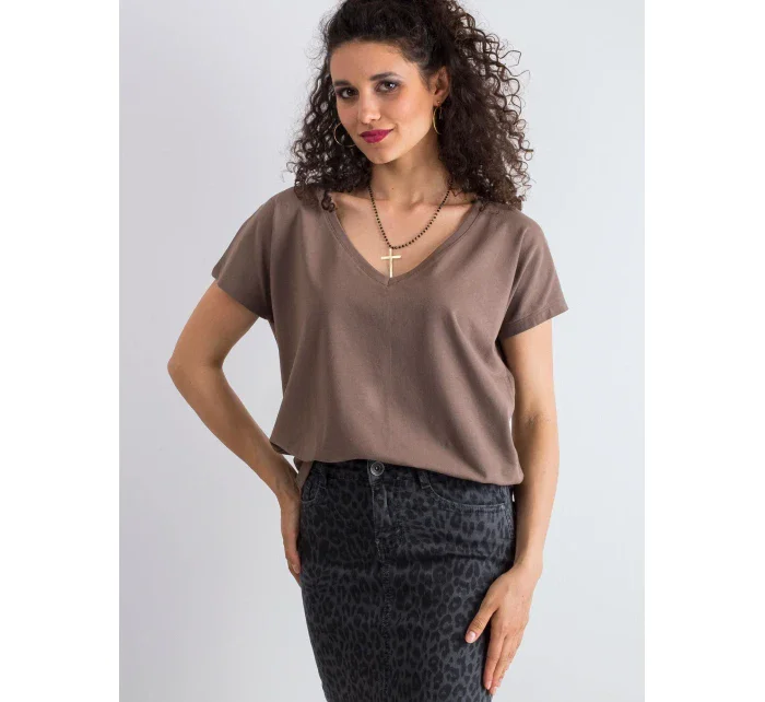 Tričko RV TS 4832.11P hnědé