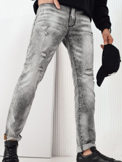 Pánské šedé džínové kalhoty Dstreet UX4133