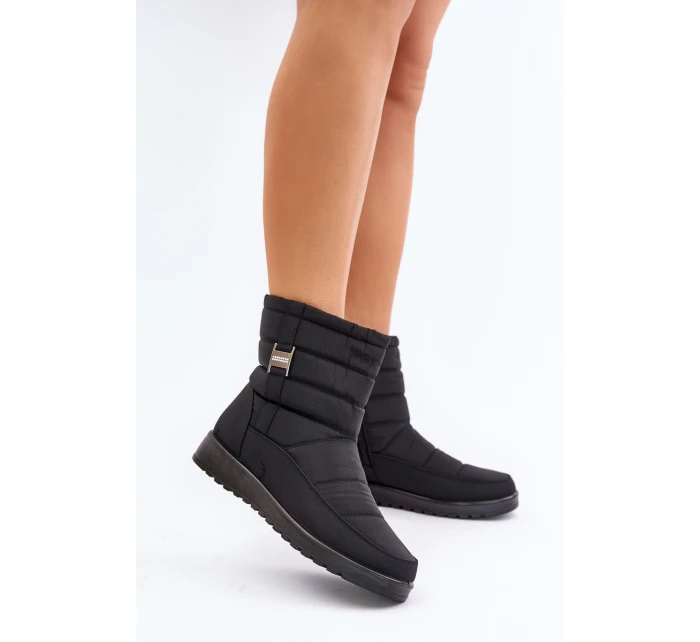 Lehké dámské sněhule 24SN02-7999 černé -Mezitha