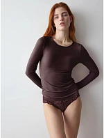 Beauty Layers LSL Top 04 - Brown Combination - TRIUMPH Brown Combination - TRIUMPH Beauty Layers LSL Top 04 - Brown Combination - TRIUMPH Brown Combination - TRIUMPH