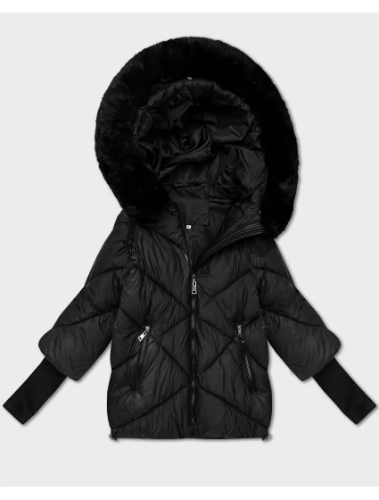 kurtka damska z kapturem czarna model 21765106 - MINORITY