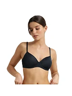Dámská hladká podprsenka bez kostic DIM INVISIBLE WIRELESS PADDED BRA - DIM - černá Dámská hladká podprsenka bez kostic DIM INVISIBLE WIRELESS PADDED BRA - DIM - černá